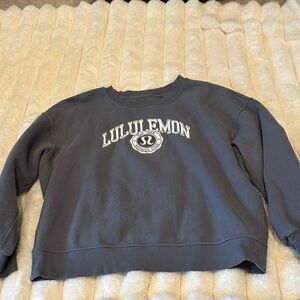 lululemon athletica Dark Gray Logo Sweatshirt